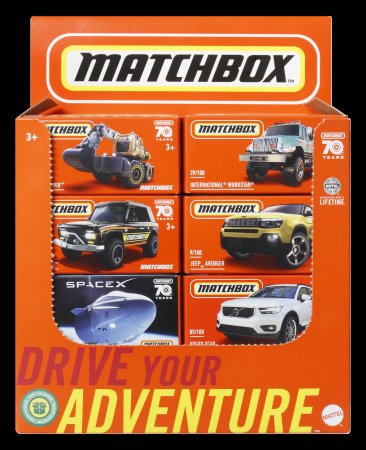 MATCH BOX mašina Power Grab asort., DNK70 