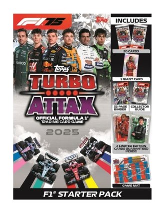 TOPPS kortelės Formula 1 2025 Turbo Attax Starter Pack, 076310 