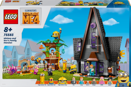 75583 LEGO® Despicable Me Pakalikų ir Gru šeimos namas 