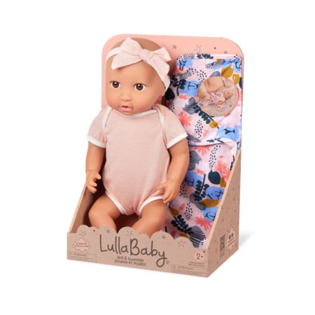 LULLABABY lėlė kūdikis ir vystykle, LBY7304Z 