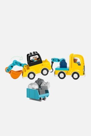 10475 LEGO® DUPLO® Town „3 in 1“ statybinės transporto priemonės 