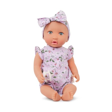 LULLABABY lėlė kūdikis su gėlių suknele, LBY7303Z 