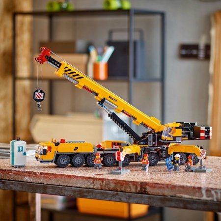 60409 LEGO® City Big Vehicles Geltonas mobilus statybų kranas 