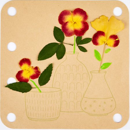 HAPE kūrybinis rinkinys Flower Press, E5574 E5574