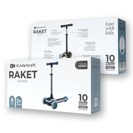 KINDERKRAFT paspirtukas RAKET, mėlynas, KRRAKE00BLU0000 