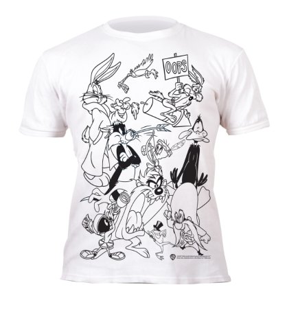 SPLAT PLANET marškinėliai su išplaunamais flomasteriais, Looney Tunes, 9-11m., SP46178 