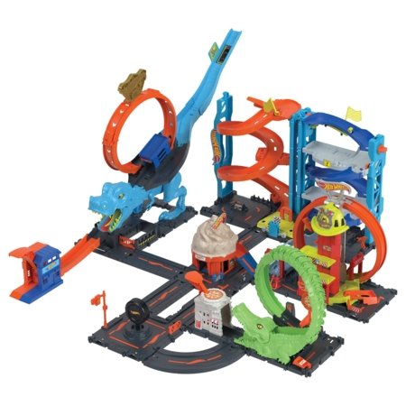 HOT WHEELS rinkinys Dinozauras su kilpa, HKX42 HKX42