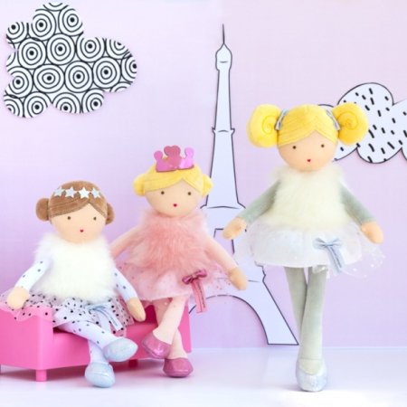 DOUDOU ET COMPAGNIE minkšta lėlytė Lollipop 30cm, DC3401 