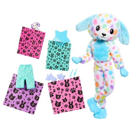 BARBIE Cutie Reveal šunelės dalmantinės rinkinys, spalvotų sapnų serija, HRK41 