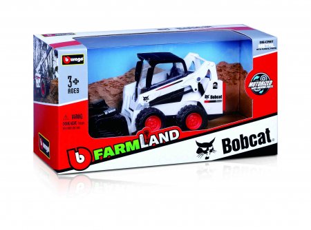 BBURAGO 10cm statybinė transporto priemonė Bobcat, asort., 18-31800 18-31800