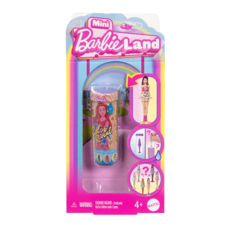 BARBIE Land Color Reveal mini siurprizas vaivorykštės serija, asort., JCR08 