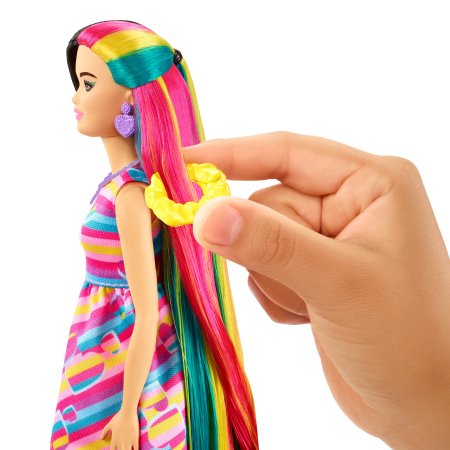 BARBIE Totaly Hair lėlė azijietė, HCM90 HCM90
