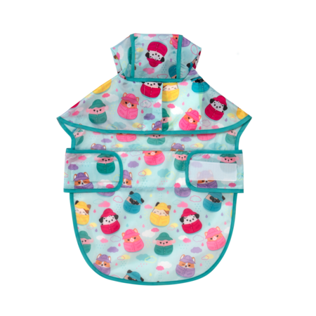 SQUISHMALLOWS PETS lietaus apsiaustas augintiniui Raining Squish, dydis S, JPT0901-S 