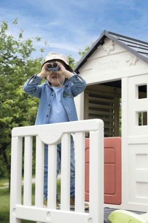 SMOBY žaidimų namelis su čiuožykla, 7600810802 