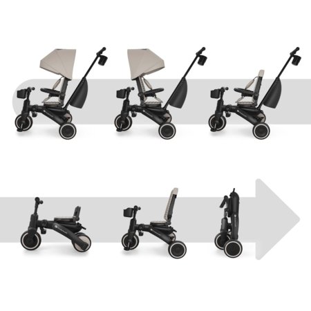 KINDERCRAFT triratukas JAZZ 3, smėlinis, KRJAZZ03BEG0000 