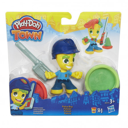 PLAY DOH TOWN figūrėlės ir plastilino rinkinys Ice Cream, asst., B5960EU4 B5960EU4