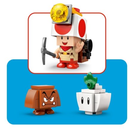 72040 LEGO® Super Mario Captain Toad stovykla 