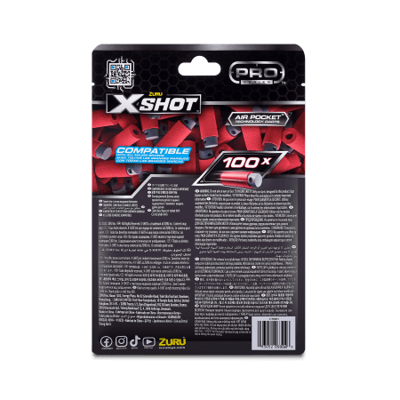 X-SHOT šoviniai Skins Pro, 1 serija, 100 vnt., asort., 36601 