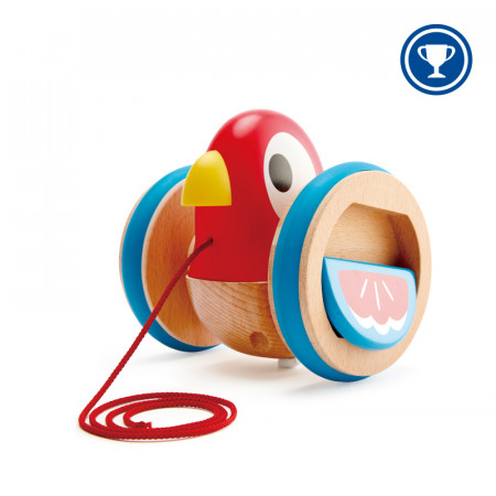 HAPE Traukiamas žaislas su virvele Paukštelis, E0360 E0360