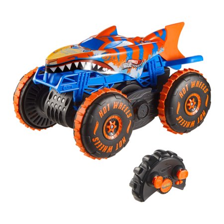 HOT WHEELS Monster Trucks RC automodelis – Tigrinis ryklys, JFR39 