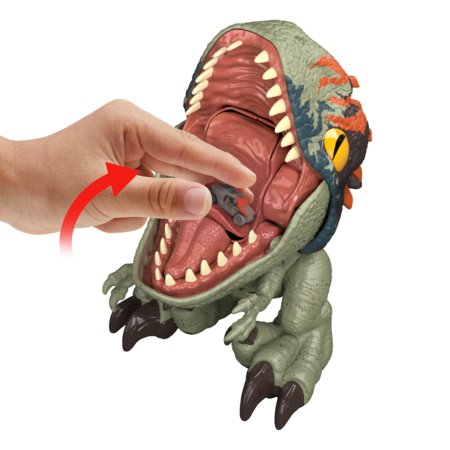 JURASSIC WORLD FIERCE FEEDER interaktyvus dinozauras Velociraptor , JKG86 