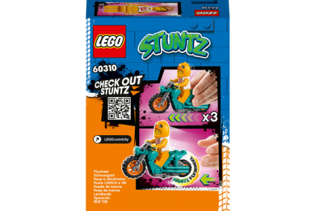 60310 LEGO® City Stunt Kaskadininkų motociklas viščiukas 60310