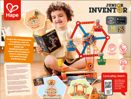 HAPE konstruktorius Carnival Builder Set, 73 priedai, E3040A 