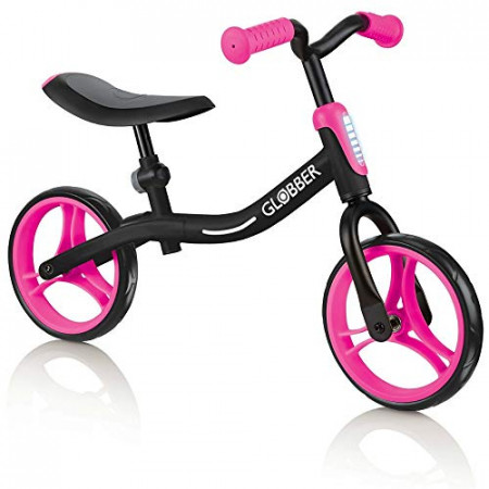GLOBBER balansinis dviratis Go Bike juodas/rožinis, 610-132 610-132