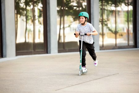 MICRO paspirtukas Sprite LED Petrol Stripe, SA0218 