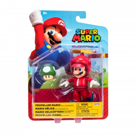 NINTENDO 4" Super Mario figūrėlė, asort., 408234-6 408234-6