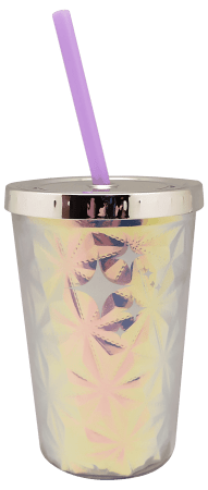 WOW GENERATION gertuvė su šiaudeliu 350ml Diamond Tumbler , WOW00066 