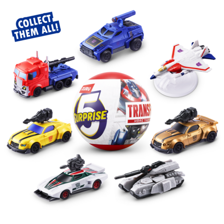 5 SURPRISE miniatiūrų rinkinys Transformers, asort., 77687GQ2 