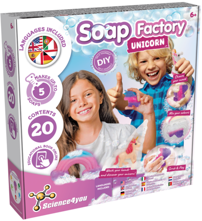 SCIENCE4YOU lavinamasis rinkinys SOAP FACTORY UNICORN, 80005159 