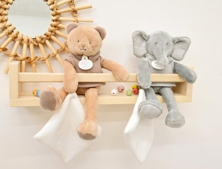 DOUDOU ET COMPAGNIE miego žaislas-meškutis 25cm, DC4187 