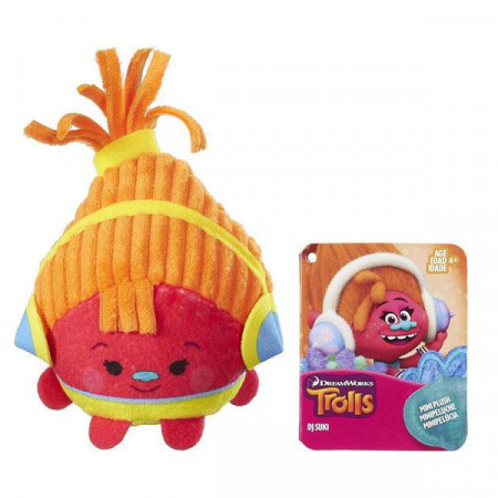 TROLLS maža pliušinė figūrėlė W1 17, asort, B9913EU4 B9913EU4