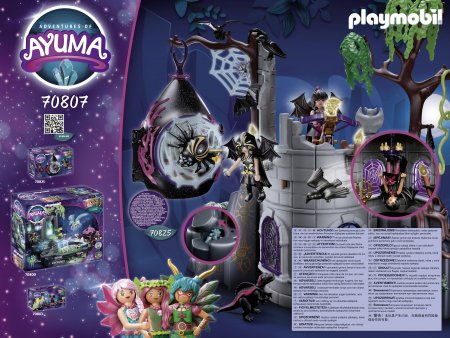 PLAYMOBIL Adventures of Ayuma Šikšnosparnių ir fėjos griuvėsiai, 70807 70807