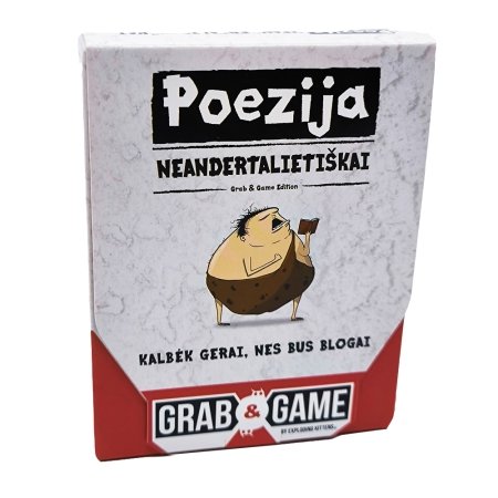 Žaidimas Poezija Neandertališkai: kišeninė versija LT, EKIGNGPN01LT 