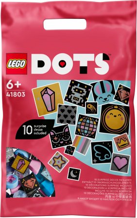 41803 LEGO® DOTS Papildomų DOTS 8 serija – blizgučiai ir žvilgesys 41803