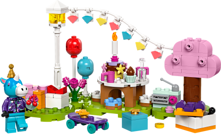 77046 LEGO® Animal Crossing™ Julian gimtadienio vakarėlis 