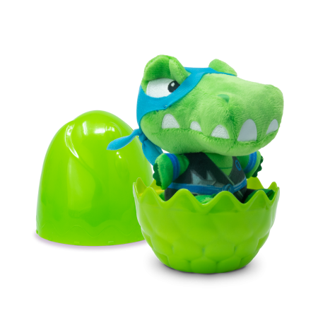 CRACKIN EGGS mini pliušinis riaumojantis dinozauras T-Rex Ninja, asort., SK018D2 