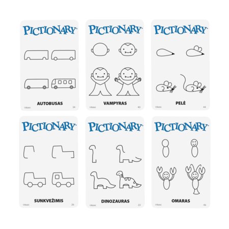 PICTIONARY žaidimas (lietuvių kalba), JGF68 