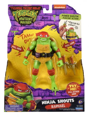 TMNT figūrėlė Ninja Shouts Raphael, 83354 83354