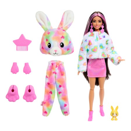 BARBIE Cutie Reveal kiškutės rinkinys, spalvotų sapnų serija, HRK38 
