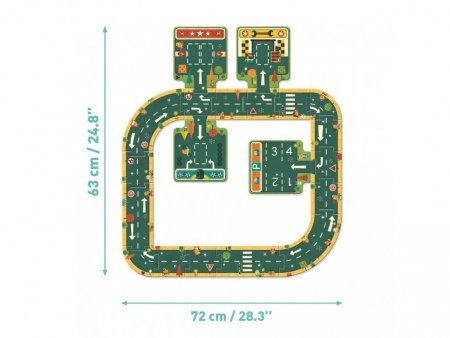 DJECO Keliai dėlionė  21 vnt, DJ07162 DJ07162