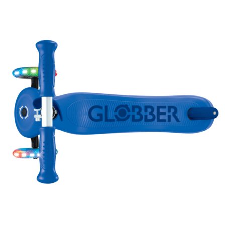 GLOBBER paspirtukas Go Up Sporty Lights 360°,  tamsiai mėlynas, 456-600 S 