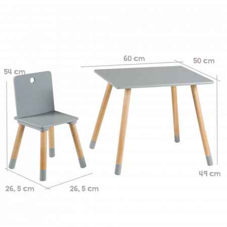 ROBA vaikiškas baldų komplektas, gray, 450019GA 450019GA