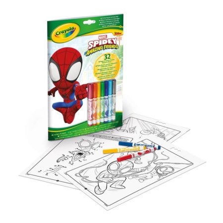 CRAYOLA spalvinimo rinkinys Color & Activity Spidey, 04-2809G 