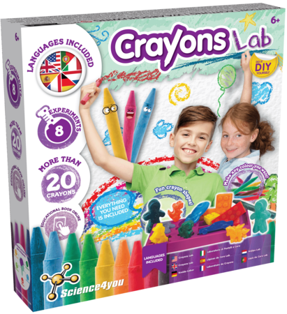 SCIENCE4YOU lavinamasis rinkinys CRAYONS LAB, 80005157 
