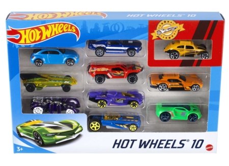 HOT WHEELS dešimties automodelių rinkinys, 54886 