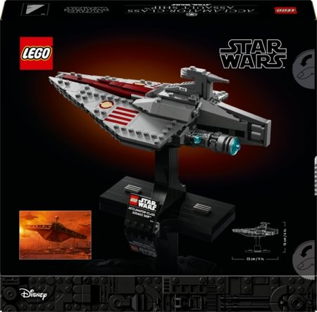 75404 LEGO® Star Wars™ Acclamator klasės atakos erdvėlaivis 